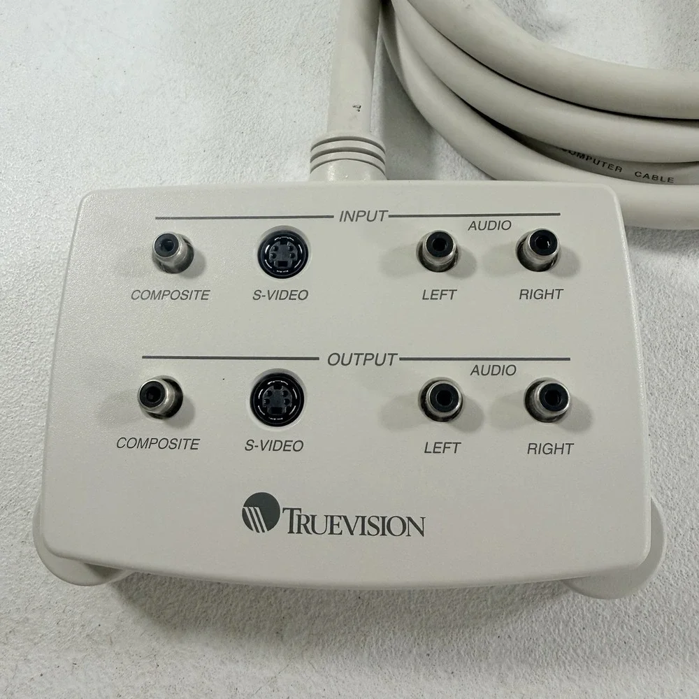NEW TrueVision Audio & Video Mini Breakout Box 07-0199-00 A D-Sub Connector